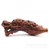 Deserto di alta qualità in ferro in legno massiccio di sandalo rosso sandalo in legno rosso drago intagliato Testa piatta Collezione in pelle Catapulta