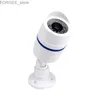 Andra CCTV -kameror 1PC Dummy Fake Simulated Surveillance Security CCTV Dome Camera inomhus utomhus med en LED -ljus Y240403