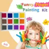 Geschenkverpackung Funning Finger Painting Kit Kreativität Set Zeichnen Malbücher für Kinder Montessori Lernausbildung Doodle