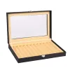 Koffer 12 schwarze Stiftbox Leder -Stift -Display -Box PU Pen Storage Box Lederstift Koffer Aufbewahrungsbox