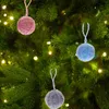 Decoratieve beeldjes 6pcs Kerstmishangbuispaarden Handgemaakte kerstdecoratie ornamenten Hiloday Party