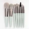 Nouveau 2024 8PCS Portable Makeup Brushes Set Face Eye Eye Lip Eyeshadow Peigt Peigne Couvrages CEUSS