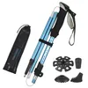 Trekking Poles Sticks Hoo Pole Lightweight Collapsible Fivefold Walking Stick för vandringskamtillbehör Drop Delivery Sports Outdoors Otxsi