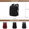 As malas escolares viajam para homens clássicos de 15,6 polegadas de laptop de mochila casual mochilas com carregamento USB/porta de fone de ouvido