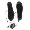 1Pair USB Heated Shoe Insole Electric Foot Warming Pad Feet Warmer Sock Mat Winter Outdoor Sports Heating Warm