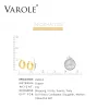 Серьги Varole Простые серьги для женщин Gold Color Geometry Hoops Через модные украшения 2021 Подарки Kolczyki