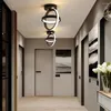 Światła sufitowe minimalizm powierzchnia lampa nowoczesna korytarz balkonowy w łazience korytarz czarny okrągłe kwadratowe powierzchniowe ścianę