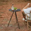 Furnishings Folding Min Round Table Outdoor Aluminum Alloy Table Portable Dining Picnic Table Camping Ultralight Coffee Table New