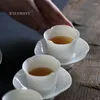 Cups Saucers 1PCS!WIZAMONY Chinese Porcelain Tea Bowl Teacup Flowering Crab-apple Set Ceramic Atique Glaze Master Cup