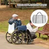 Couvercles de chaise en fauteuil roulant en fauteuil roulant contenant pliable sac de transport transportant