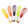 Bedding Sets Multifunctional Rotary Manual Egg Beater Mixer Mini Ktchen Baking Tool Silicone Eggscessories