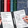 Notizbücher A5 PU Leder Magnetic Notebook mit Whiteboard -Stift, wiederverwendbares und beschreibbarer Notebook -Entwurf für Büro und Studium