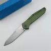 BM 9400 Automatisk vikkniv 3.4 "S30V Sharp Plain Blade Green Aluminium Handtag utomhus camping EDC Multi-Tool High Hardness