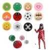 Cute Animal Prints Ladybug Toys Kids Yo-Yo Ball Creative Yo Yo Toys Child's Favorite Wooden Yoyo Toys Childhood Toy