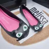 Sandaler Melissa 2023 New Women's Fish Mouth Sandaler Vuxna flickor Söta kattform Jelly Shoes Parent Child Soft Sole Beach Shoes SM140