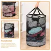 Laundry Bags Hamper Basket Clothes Storage Collapsible Dirty Wheels Large Toy Foldable Organizer Baskets Container Box Bin Washing