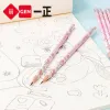 Pencils 12pcs/box Melody Triangle Writing Pencil Set Cute Student Pencils Creative Writing Pencils School Supplies Wholesale