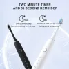 6 Modos Incarregável de dentes de dentes sonoros elétricos para adultos ultrassônicos tootbrush com 4/8 cabeças de substituição Smart Timer ipx7