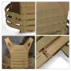 Bullet Proof Vest 800D HUNTING TACTICAL VILLIAGE MILITAL MOLLE PLAQUE PLAQUE MAGAZINE AIRSOFT PAINBALL CS OUTDOOR protecteur