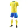 Jerseys de futebol 22-23 Brasil Home National Jersey Jersey Infantil Set Men Tamanho 16-3xl