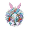 Party Decoration Pâques Couronne de Pâques Doll Bufront Porte Garland Garland Wall Decor Spring File pour la maison