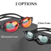 brils professionele volwassen antifog UV -bescherming Lens Zwemmende bril waterdichte verstelbare siliconen zwemglazen Mannen vrouwen in zwembad