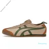 2024 Nowy japoński Onitsukass Tiger Mexico10a Sneakers Sneakers Women Men Projektanci Buty do biegania Czarne białe niebieskie żółte beżowe Trenery Low Fashion Box