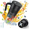 Garrafa de liquidificador portátil Juicer fresco 470ml Smoothie e misturador Máquina de extrator de suco de frutas laranja de frutas com palha