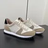 Freizeitschuhe 2024 Designermarke Frauen echtes Leder dicker Sohle Schnürung Sport farbiger Retro Single Spring und Au