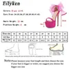 Dress Shoes Brand Platform Bow-knot Mesh Women Sandals Sexy Designer Super Thin High Heels Party Wedding Pumps H240403