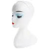 Decorative Plates Display Shelf Storage Mannequin Head Stand Other Wigs Styling Holder Plastic Hat Support