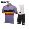 SETS MOLTENI Retro Cycling Jersey Set Men Bib Shorts 9d Gel Pad Cycling Tops