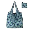 Sacs à provisions pliables Floral imprimées décontractées sac à main femelle sacs à épaule simple Utilisation de la protection de l'environnement Sac de plage