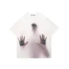 Мужские футболки Новая футболка 2024 года Хип-хоп уличная одежда SOS Графическая футболка летняя мужская футболка с коротким рукавом Harajuku хлопковые белые топы Tees J240402