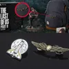 The Last Of Us Part 2 Ellie Backpack Pins Struggine Shield Wings Tlou Rocket Spaceship Badge Birse