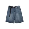 Jeans masculin Summer Retro Denim Shorts mâles 2024 Arrivée High Street ins Trendy Fifth Pantal