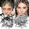 Y2K Silver Star Hair Clips For Girls Filigree Star Metal Snap Clip Clipins Hairpins Barrettes Bijoux Hair Nickle Bobby épingles