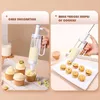 Baking Tools Tool Discs Nozzles And Press Pastry Maker Manual Kit With 12 Cake Kitchen 6 For Decoration Machine Cookie