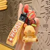 Cartoon creativo Cool Boom Bear Keychain Coppia di bambole Accessori appesi piccoli regali all'ingrosso Spedizione gratuita DHL/UPS