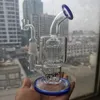 Toro Design Glass Bongs Bookah Arbre arbre en ligne Perc Fumer à l'eau Pipe d'eau Shisha Bubbler Oil