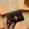 High Quality Designer Bag Luxury Leather Wallet Men's Women's Vintage Handbag Classic Business Card Card Coin Wallet Carry a mini purse