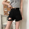 Damen Jeans Shorts Frauen Denim hohe Taille Übergröße Button koreanischer Stil Trendy Streetwear Sommer Damen Leisure Design Ly