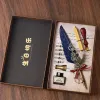 Pennen retro veer fontein pen geschenkbox inkt pennen voor het schrijven van heren luxe hoogwaardige elegant duurzame duurzame dippotloden voorraden kantoor