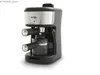 Makerzy kawy Mr. kawa 4-strzały parowe espresso cappuccino i producent latte w czarnym Y240403