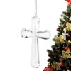 Party Decoration Cross Ornaments for Christmas Tree Versatile Charm Decorations Doors Winter Supplies