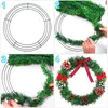 Fleurs décoratives 3 pcs Garland Hoop Courrure de Noël Frame d'anniversaire Décoration d'anniversaire pour Girl Loop Artificiel