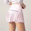 Jupes shorts de yoga à taille haute de taille féminine
