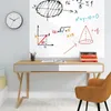 Bakgrundsbilder White Board Wall Paper DIY Electrostatic Whiteboard Sticker Multifunktionellt självlim Slid skrivfilm för HomeDeco