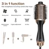 One Step Hair Dryer Brush 4 In 1 Hot Air Brush Negative Ion Detachable Hair Dryer & Styler Volumizer Blow Dryer Curling Brush