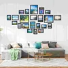 Frames 23 Pcs Aperture 23-piece Po Multi-frame Collage Decorative Set Picture Plastic Wall